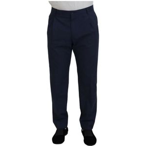 Dolce & Gabbana - Chino Broeken - Donkerblauw - Katoen