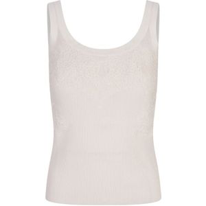 Ermanno Scervino, Dames, Tops, Wit, Maat: S Katoen,