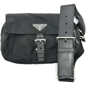 Prada Vintage, Dames, Pre-owned, Zwart, Maat: ONE Size