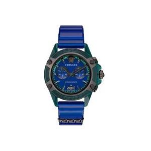 Versace Sport Chrono Active Horloge , Blue , Heren , Maat: ONE Size