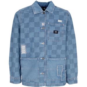 Vans, Dames, Jassen, Blauw, Maat: L Denim,