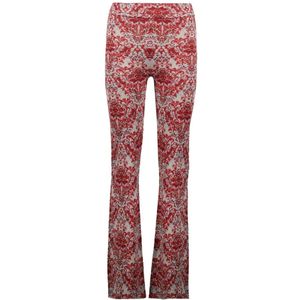 Rabanne, Dames, Broeken, Rood, Maat: S Viscose,