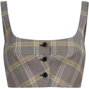 Marni, Dames, Tops, Grijs, Maat: XS Wol,