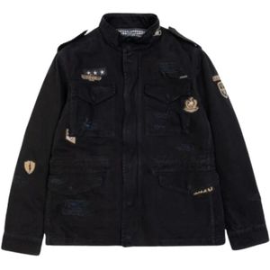 Gianni Lupo, Heren, Jassen, Zwart, Maat: XL