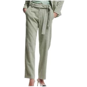 Kocca, Dames, Broeken, Groen, Maat: M Corduroy,