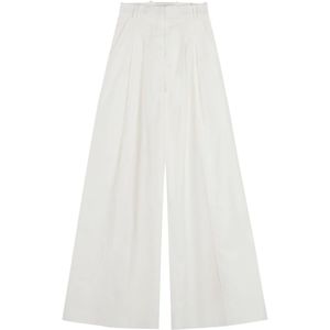 Nina Ricci, Dames, Broeken, Wit, Maat: XS Katoen,