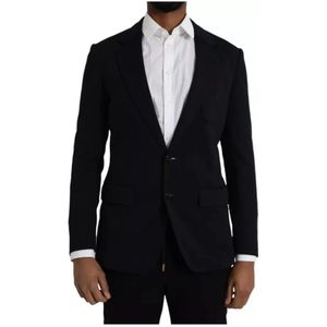 Dolce & Gabbana - Blazer - Zwart - Wol/ Nylon - Slim Fit