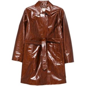 Dries Van Noten, Dames, Mantels, Bruin, Maat: S