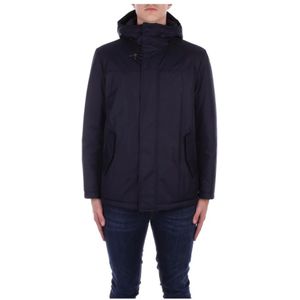 Fay, Heren, Jassen, Blauw, Maat: 2XL Polyamide,