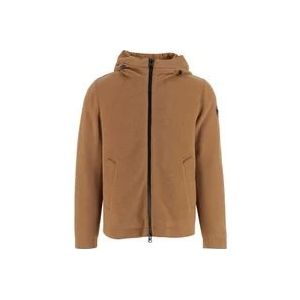 Woolrich Lichtgewicht Pacific Wol Jas , Brown , Heren , Maat: L