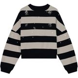 Fabienne Chapot - Ronny - Sweatshirt - Zwart/Wit - Gestreept