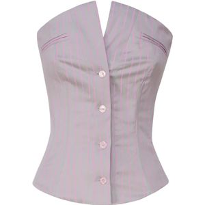 Poster Girl, Dames, Tops, Roze, Maat: XS Katoen,