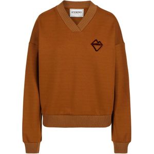 Iceberg, Dames, Sweatshirts & Hoodies, Bruin, Maat: XS