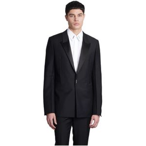 Givenchy, Heren, Jassen, Zwart, Maat: S Satijn,
