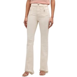 Veronica Beard, Dames, Jeans, Beige, Maat: W26 Denim,