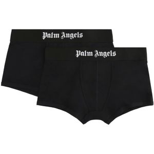 Palm Angels, Heren, Ondergoed, Zwart, Maat: XL Katoen,