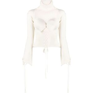 Julfer, Dames, Truien, Wit, Maat: XS