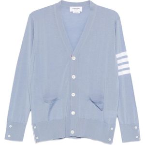 Thom Browne, Heren, Truien, Blauw, Maat: M