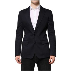 Dolce & Gabbana - Taormina - Blazer - Zwart - Luxe Katoen Zijden