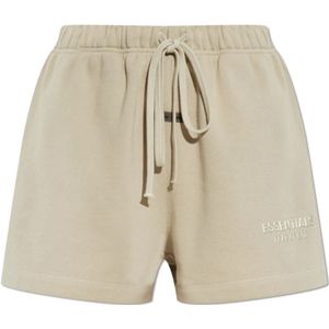 Fear Of God, Dames, Korte broeken, Grijs, Maat: XS Katoen,