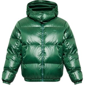 Lacoste, Heren, Jassen, Groen, Maat: L Nylon,