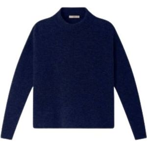 Sessun, Dames, Truien, Blauw, Maat: L Wol,