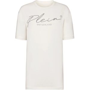 Philipp Plein, Dames, Tops, Beige, Maat: XS Katoen,