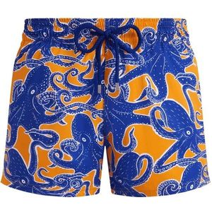 Vilebrequin, Heren, Badkleding, Oranje, Maat: S Polyamide,