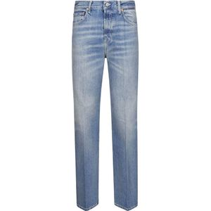 Dondup, Dames, Jeans, Blauw, Maat: W28 Katoen,