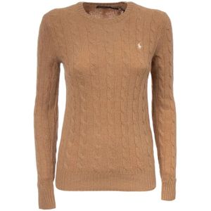 Polo Ralph Lauren, Dames, Truien, Bruin, Maat: M Wol,