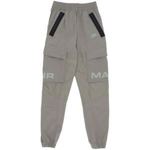 Nike Sportieve Geweven Cargo Broek , Gray , Heren , Maat: L