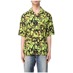 Martine Rose, Heren, Overhemden, Groen, Maat: S Zijde,