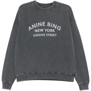 Anine Bing, Dames, Sweatshirts & Hoodies, Grijs, Maat: M