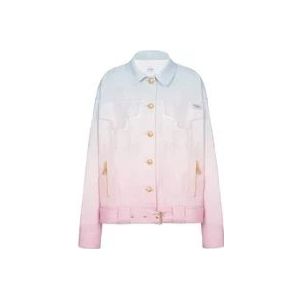 Balmain x Evian - Oversized jacket , Multicolor , Dames , Maat: 2XS