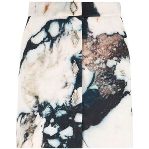 Roberto Cavalli, Dames, Rokken, Veelkleurig, Maat: 2XS