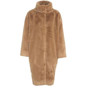 Herno, Dames, Mantels, Bruin, Maat: L Poliester,