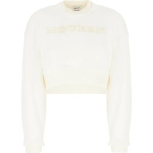 Alexander McQueen, Dames, Sweatshirts & Hoodies, Wit, Maat: 2XS Katoen,