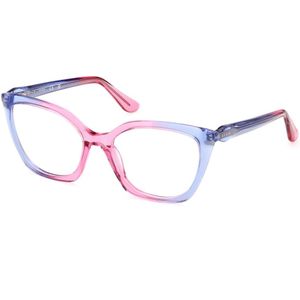 Guess - GU2965 - Optische Monturen - Blauw - Plastic - Kattenoog