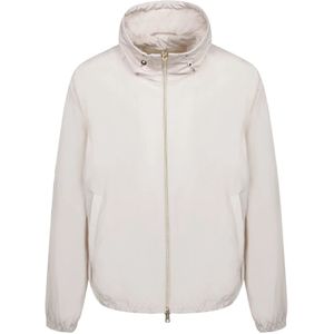 Herno - Waterafstotende Jas - Beige - 100% Polyester - Relaxte Pasvorm