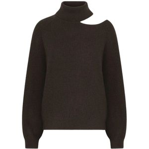 Dante 6, Dames, Truien, Bruin, Maat: L Wol,