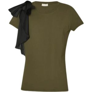 Liu Jo, Dames, Tops, Groen, Maat: XS Katoen,