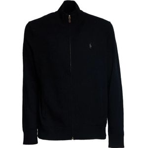 Polo Ralph Lauren, Heren, Truien, Zwart, Maat: M Wol,
