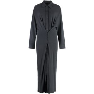 Y/Project, Dames, Jurken, Grijs, Maat: S Viscose,