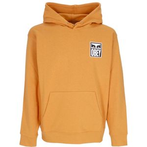Obey, Heren, Sweatshirts & Hoodies, Geel, Maat: L Katoen,