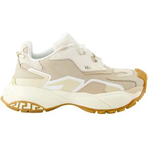 Versace, Dames, Schoenen, Beige, Maat: 39 EU Leer,
