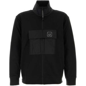 C.p. Company, Heren, Sweatshirts & Hoodies, Zwart, Maat: XL Katoen,