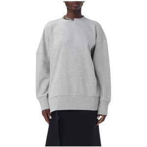 Stella McCartney, Dames, Sweatshirts & Hoodies, Grijs, Maat: L Katoen,