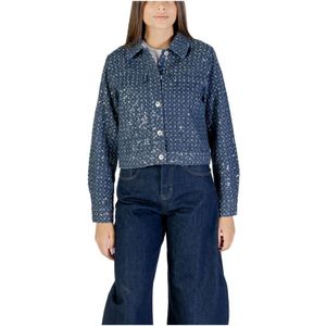 Only, Dames, Jassen, Blauw, Maat: XS Katoen,