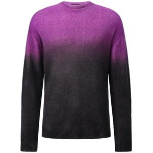 Roberto Collina, Heren, Truien, Paars, Maat: 2XL Kasjmier,