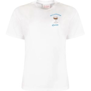 MC2 Saint Barth, Dames, Tops, Wit, Maat: S Katoen,